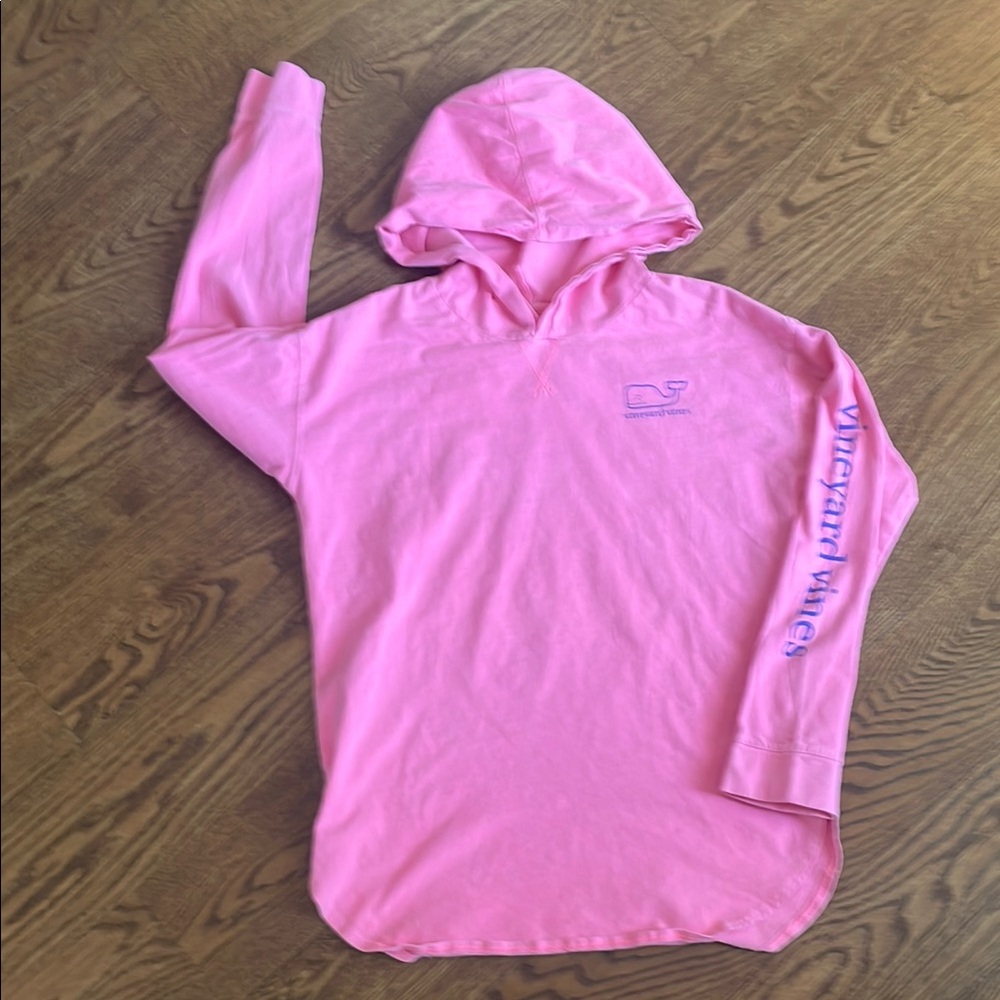 Vineyard Vines Pink Hoodie Girls Size XL/16